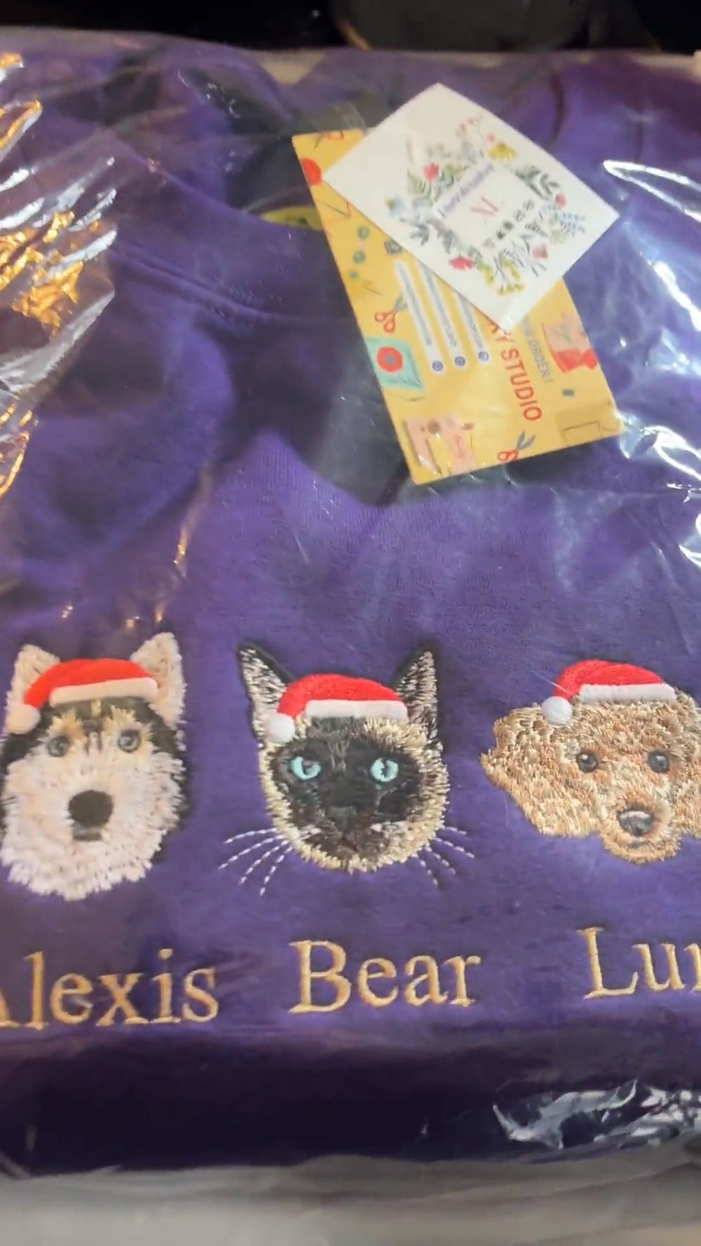 Little faces, stitched with love