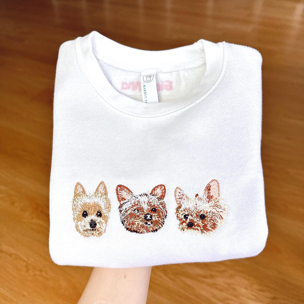 Custom Kids Pet Sweatshirt – Personalized Hoodie with Dog or Cat Embroidery for Toddlers and Youth – Gift with Custom Name for Pet Lovers