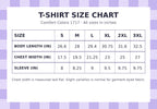 T-shirt size chart - Comfort Colors 1717