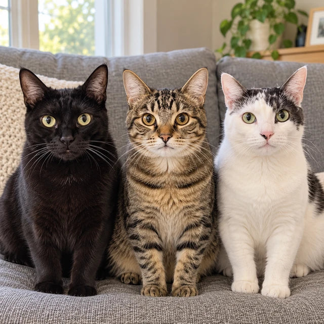 Pet reference — Three cats